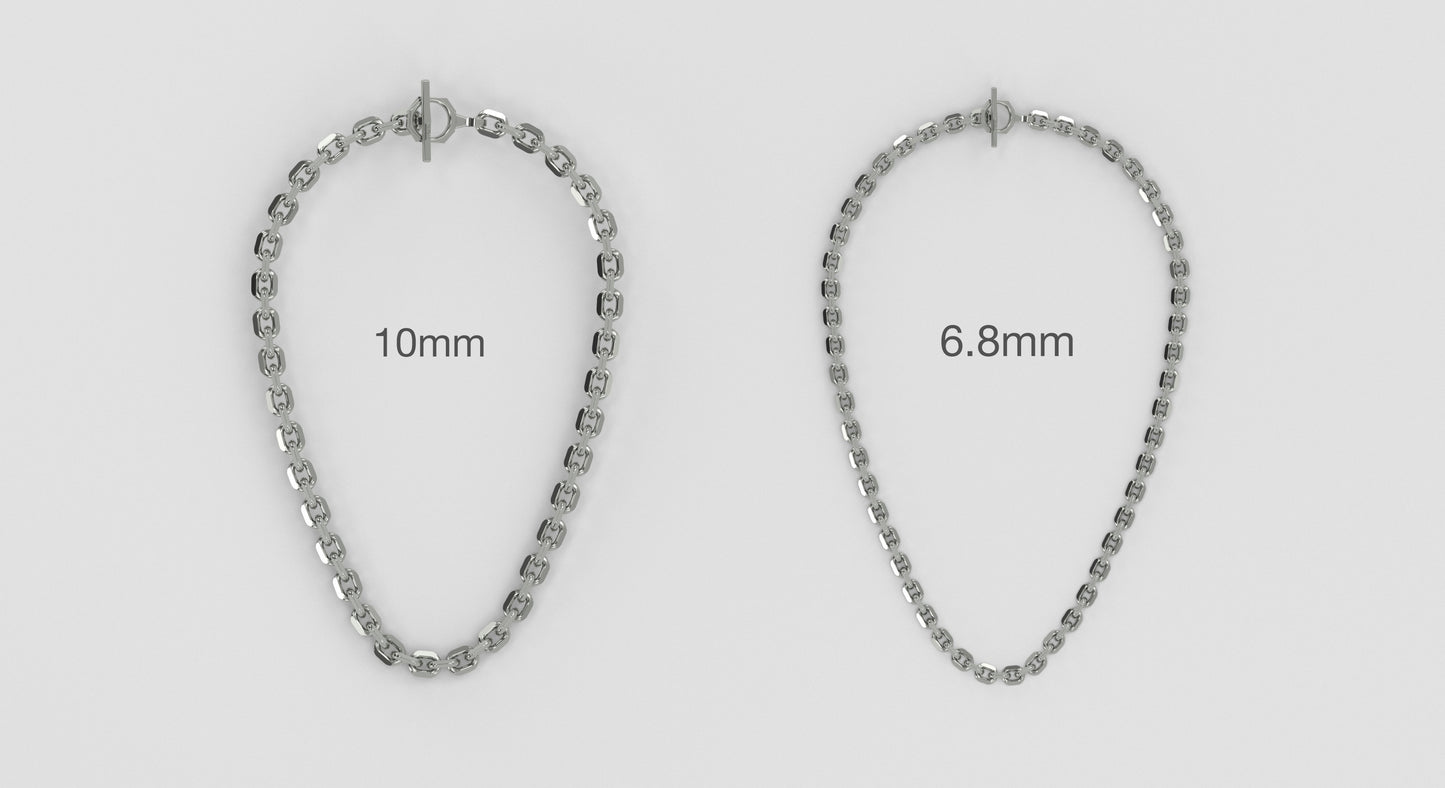 T-Bar Necklace - 6.8mm