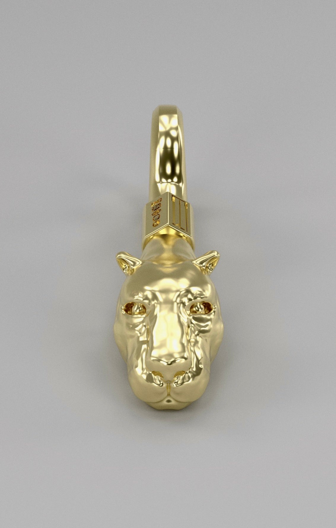 Panther Pendant 9ct Gold